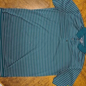 Polyester Stripes Golf/Polo shirt